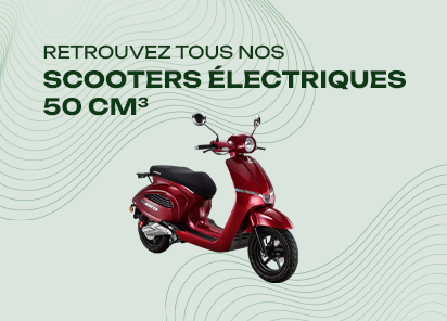 Scooters électriques 50 cm3