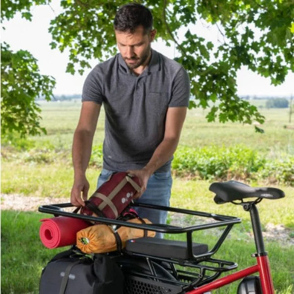 Le LT1 est un vélo cargo avec lequel le transport de grandes charges est possible