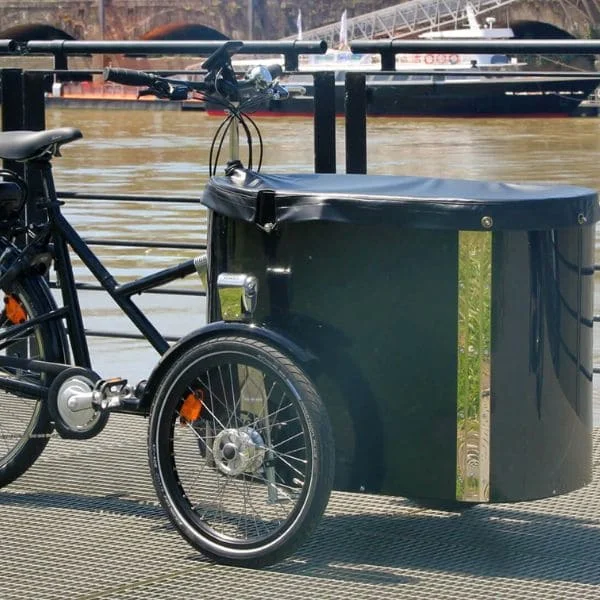 Un vélo électrique Nihola grande capacité 