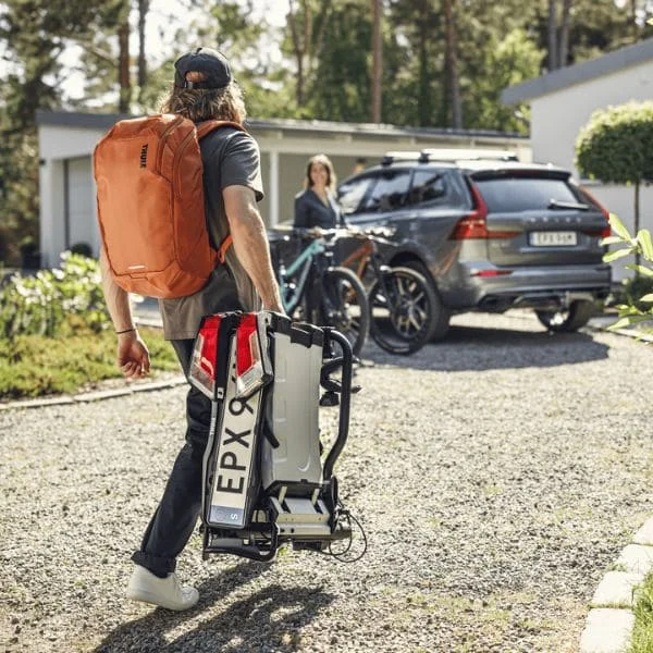 Un porte vélos Thule pliable